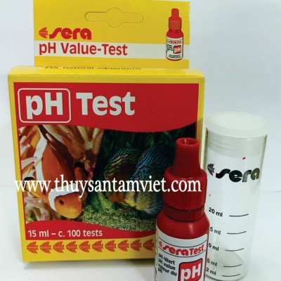 Kiểm tra nhanh pH trong ao nuôi – Test pH Sera