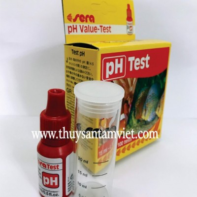 Kiểm tra nhanh pH trong ao nuôi – Test pH Sera
