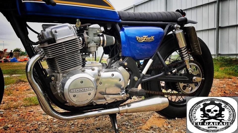Honda CB750K và phong cách Brat Cafe