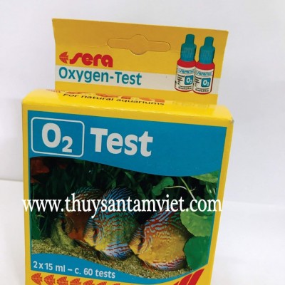 Kiểm tra nhanh Oxy trong ao nuôi – Test O2 Sera