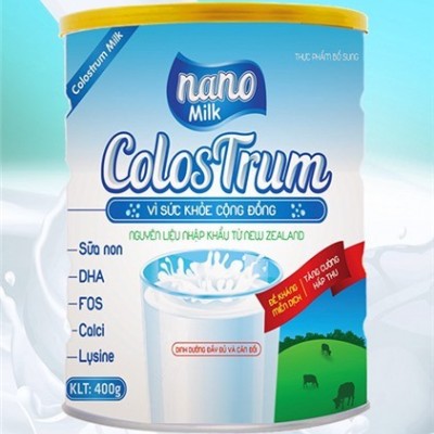 Sữa non NanoMilk ColosTrum 400 gr
