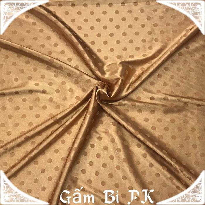 Gấm lụa cao cấp họa tiết - Gấm Bi 01