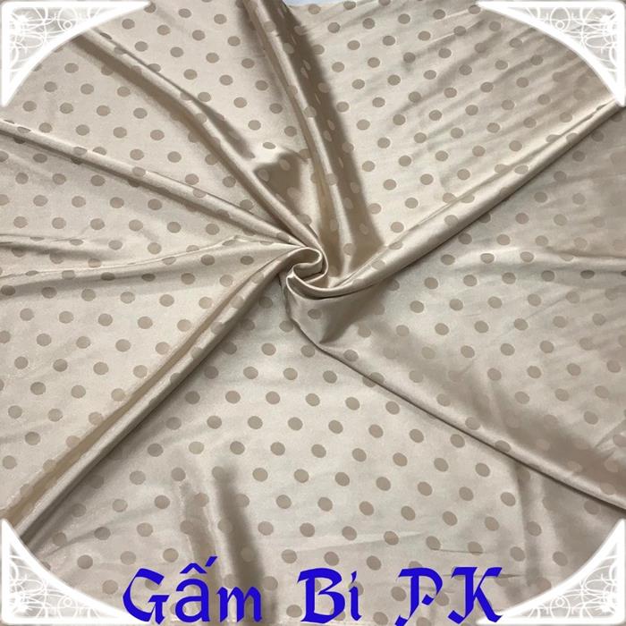 Gấm lụa cao cấp họa tiết - Gấm Bi 07