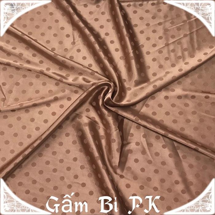 Gấm lụa cao cấp họa tiết - Gấm Bi 10