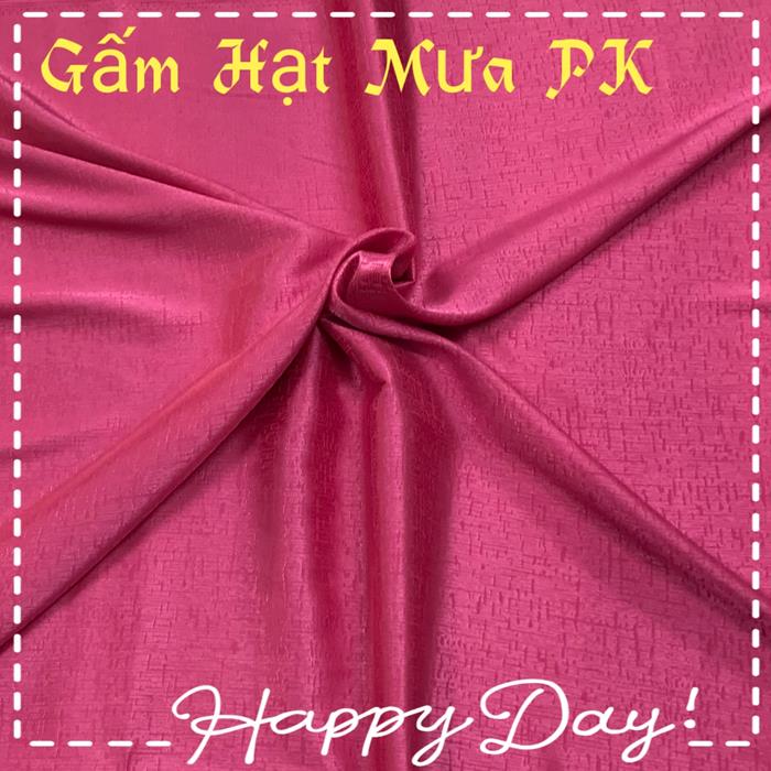 Gấm lụa cao cấp họa tiết - Gấm Hạt Mưa 10