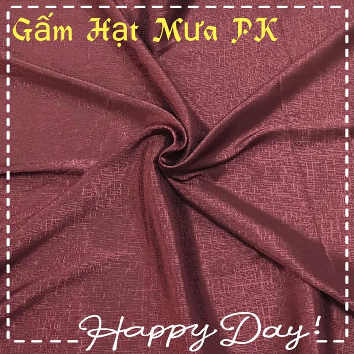 Gấm lụa cao cấp họa tiết - Gấm Hạt Mưa 13