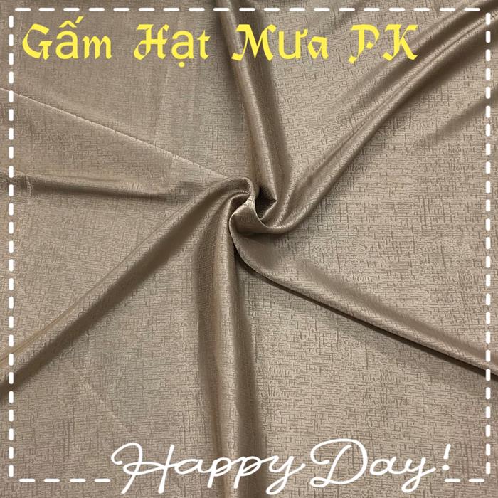 Gấm lụa cao cấp họa tiết - Gấm Hạt Mưa 08