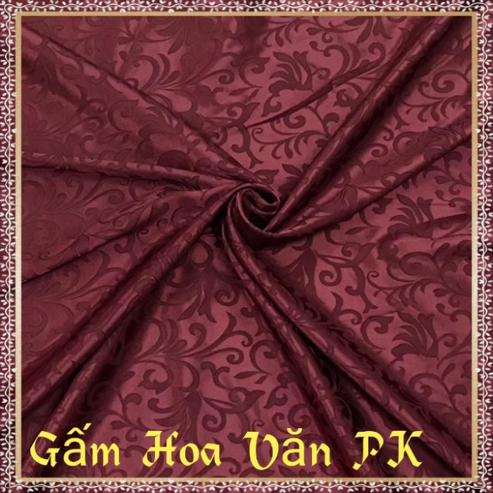 Gấm lụa cao cấp họa tiết - Gấm Hoa Văn PK 03