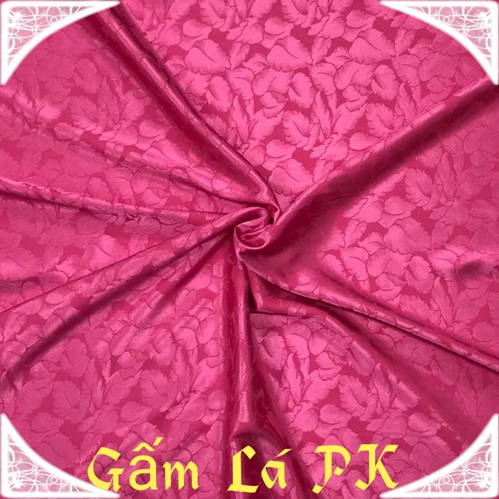 Gấm lụa cao cấp họa tiết - Gấm Lá 01