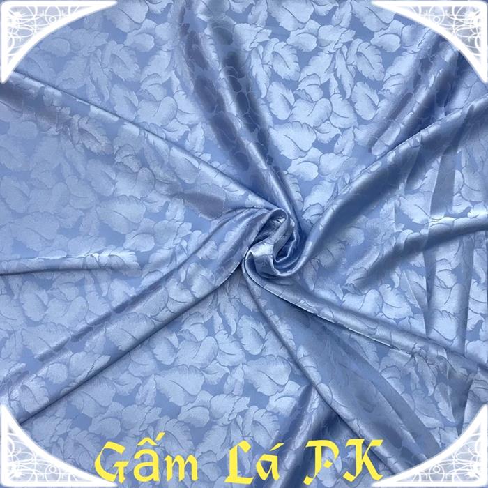 Gấm lụa cao cấp họa tiết - Gấm Lá 02