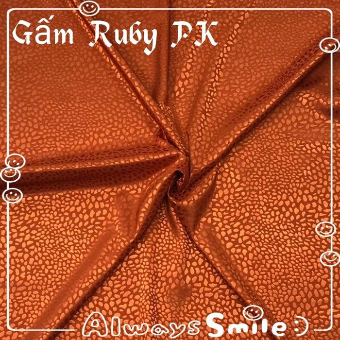 Gấm lụa cao cấp họa tiết - Gấm Ruby 02