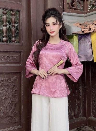 Áo bà ba gấm lụa cao cấp