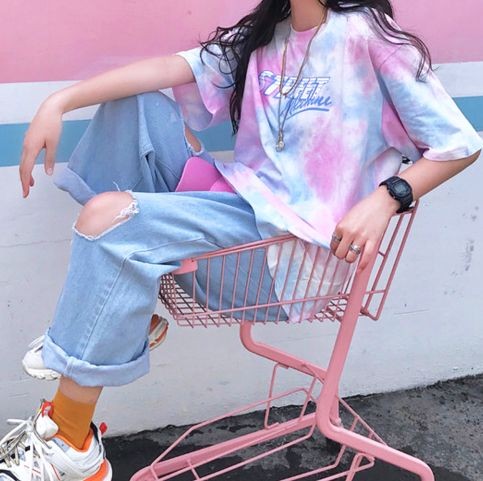 áo thun tie-dye cho nữ